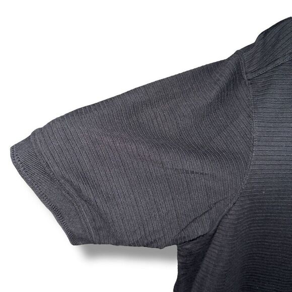 Tommy Bahama Black Knit Silk Polo Shirt Size M - Picture 5 of 9